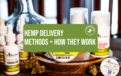 5 Hemp Delivery Methods and How They Work