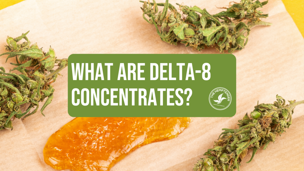 hemp flower and delta-8 shatter concentrate