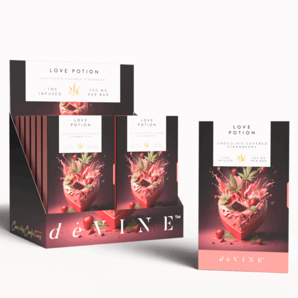deVINE Cannabis Confections - 300mg THC Chocolate Bars - 7 Flavors - Image 8